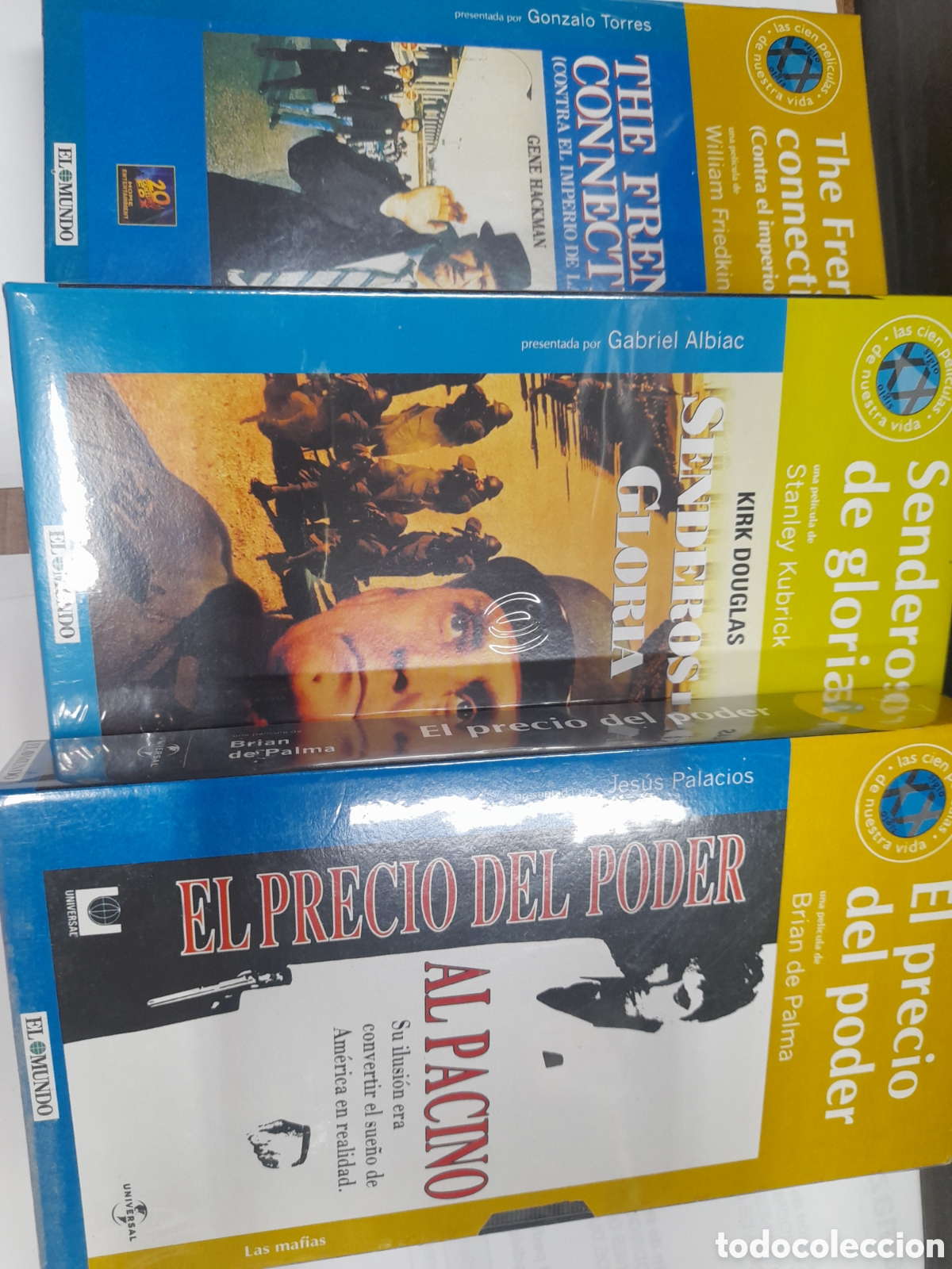 Cine: Pack 10. 3 Pel&iacute;culas VHS. Senderos de Gloria. Al Pacino. The French Connection.