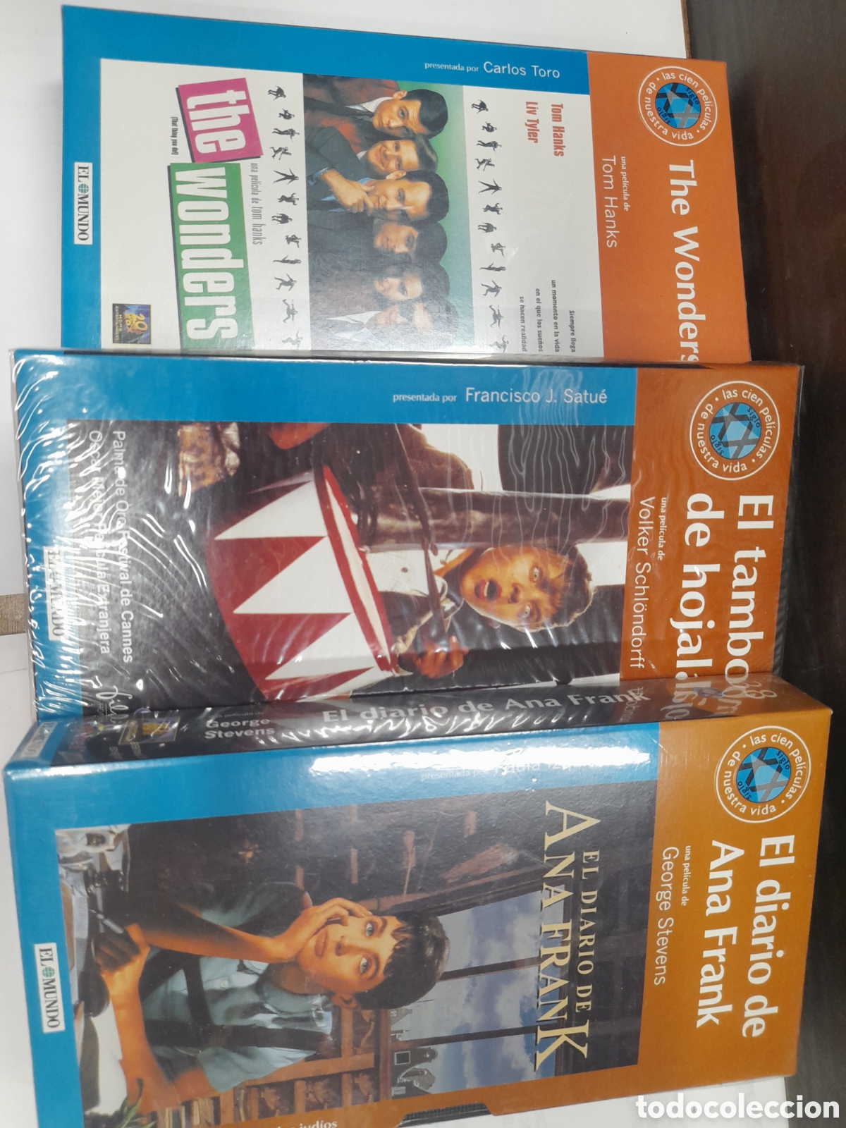 Cine: Pack 11. Pack 3 Pel&iacute;culas VHS. El Diario de Ana Frank. El Tambir de Hojalata. The Wonders.