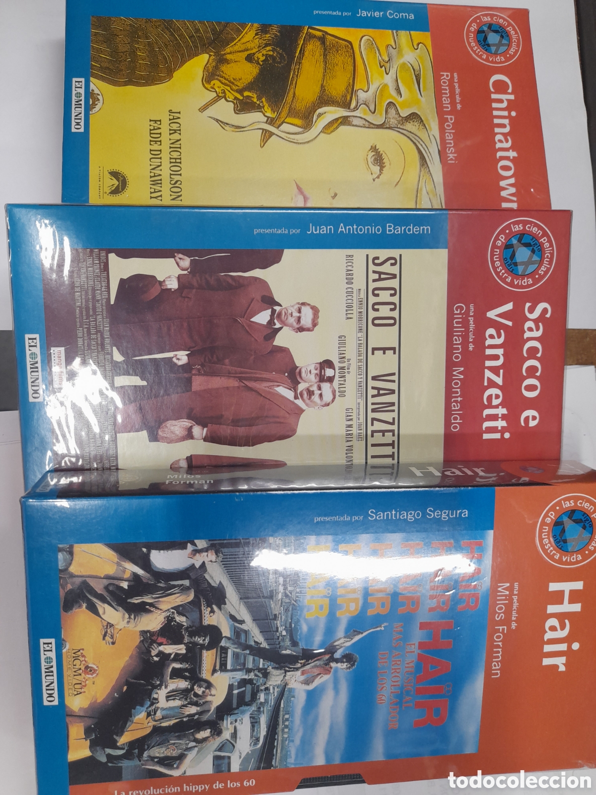 Cine: Pack 14. 3 Pel&iacute;culas VHS. HAIR. Sacco e Vanzetti. Chinatown.