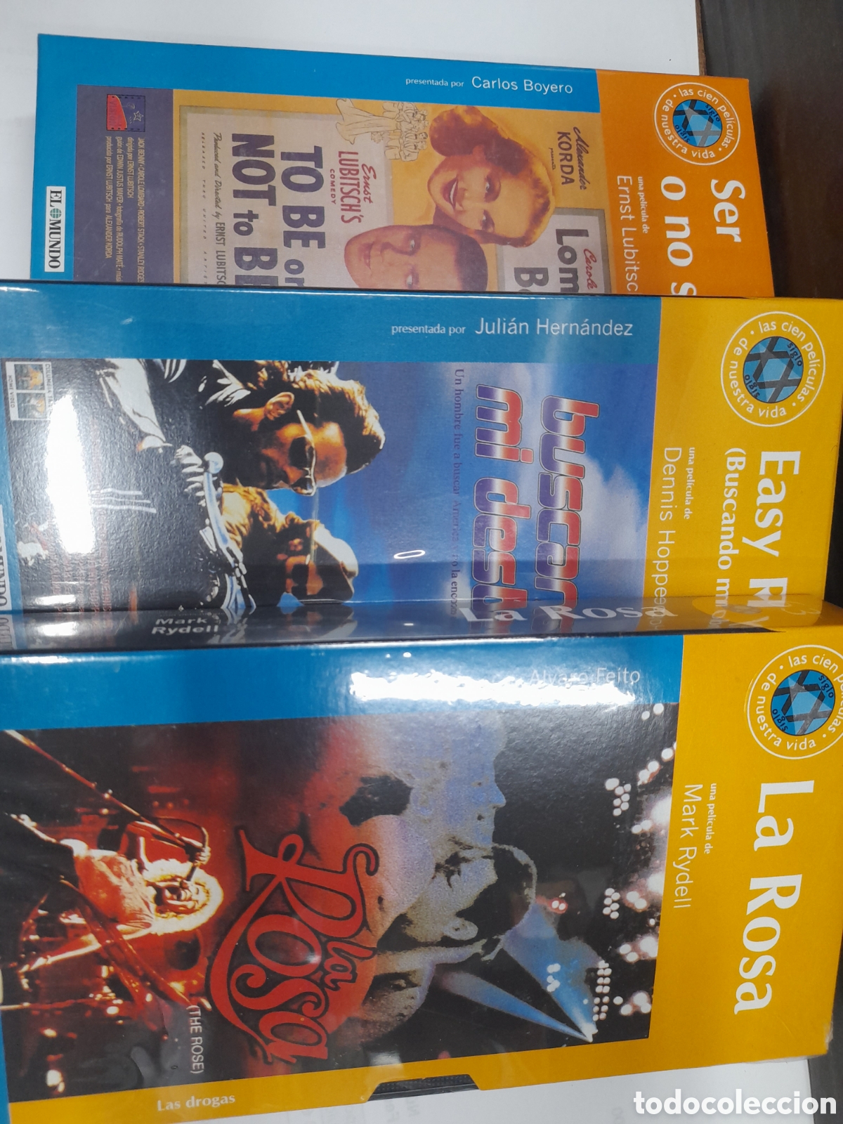 Cine: Pack 15. 3 Pel&iacute;culas VHS. La Rosa. Buscando mi destino. Ser o no Ser.