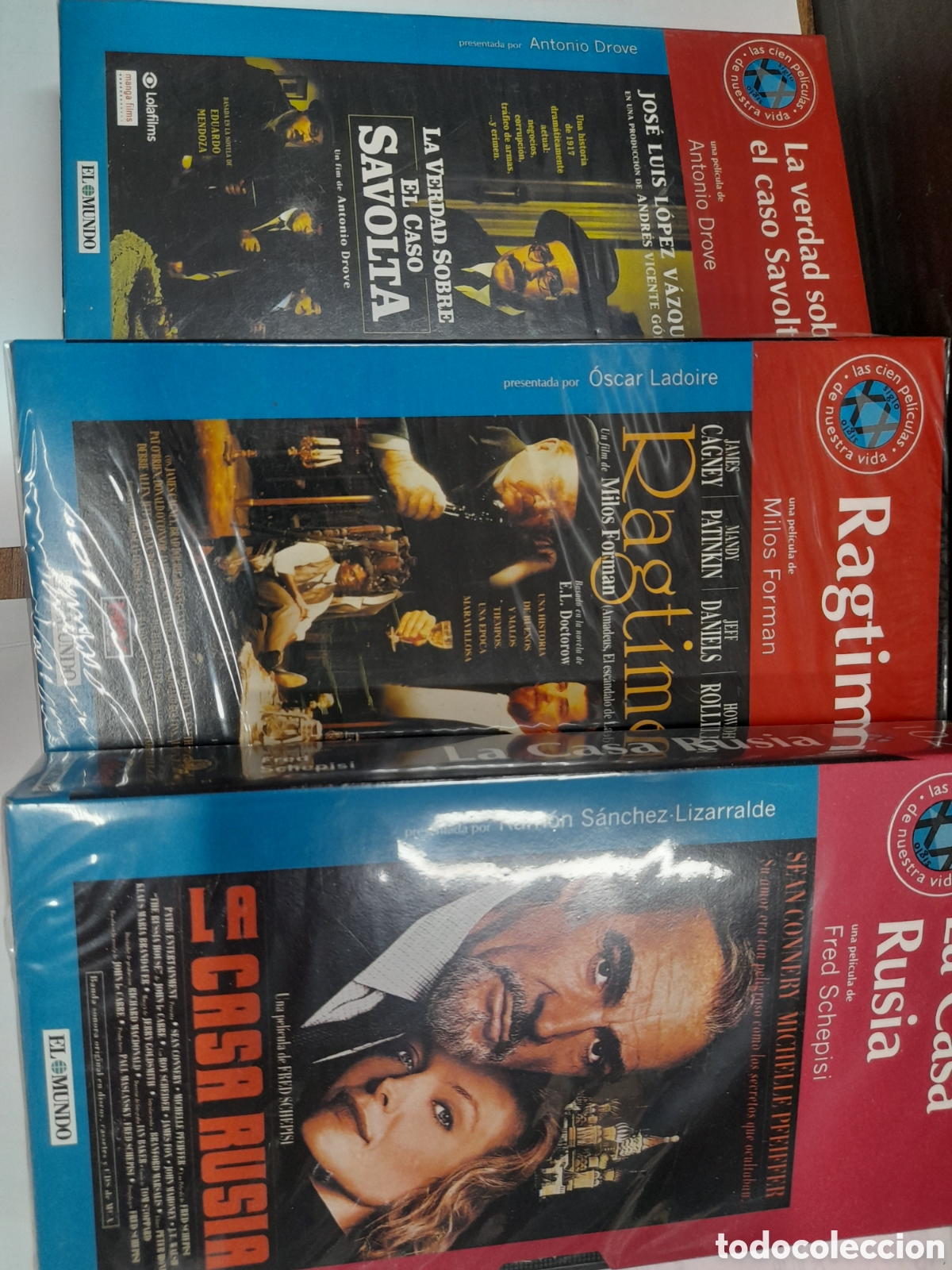 Cine: Pack 20. 3 Pel&iacute;culas VHS. La Casa Rusia. Ragtime. La Verdad sobre el caso Savolta.