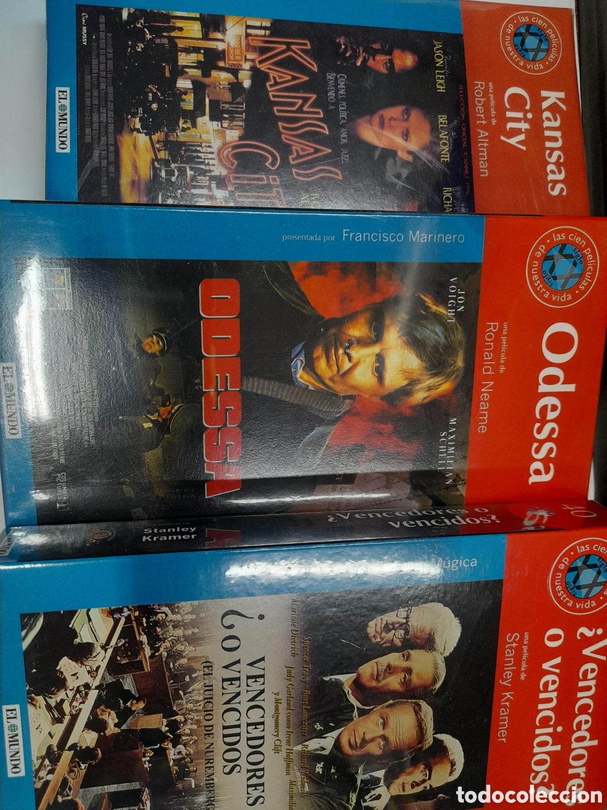 Cine: Pack 21. 3 Pel&iacute;culas VHS. &iquest;Vencedores o Vencidos? Odessa. Kansas City.
