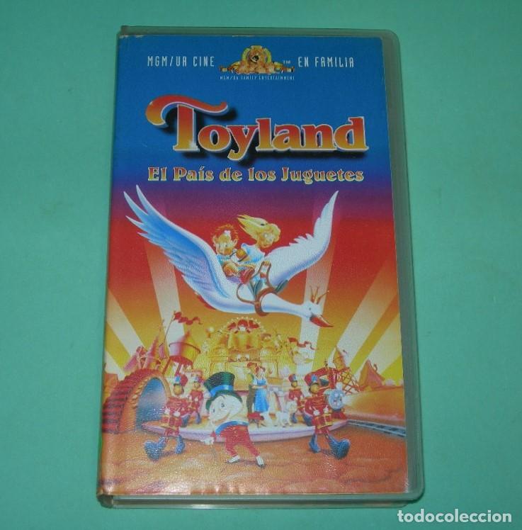 Cine: PEL&Iacute;CULA VHS TOYLAND EL PA&Iacute;S DE LOS JUGUETES - ANIMACI&Oacute;N -