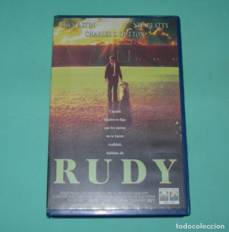 Cine: PEL&Iacute;CULA VHS RUDY - RETO A LA GLORIA - SEAN ASTIN - NED BEATTY -