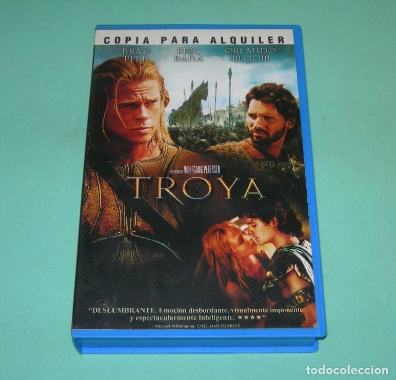 Cine: PEL&Iacute;CULA VHS TROYA - BRAD PITT - ERIC BANA -