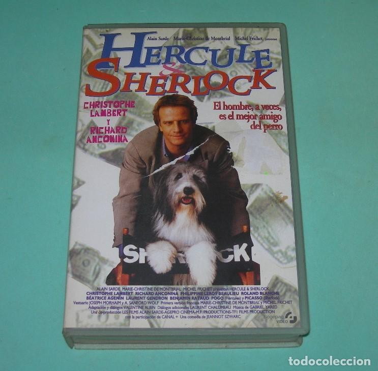 Cine: PEL&Iacute;CULA VHS H&Eacute;RCULES Y SHERLOCK - CHRISTOPHER LAMBERT - RICHARD ANCONINA -