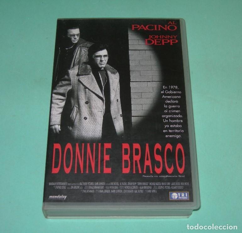 Cine: PEL&Iacute;CULA VHS DONNIE BRASCO - AL PACINO - JOHNNY DEPP -