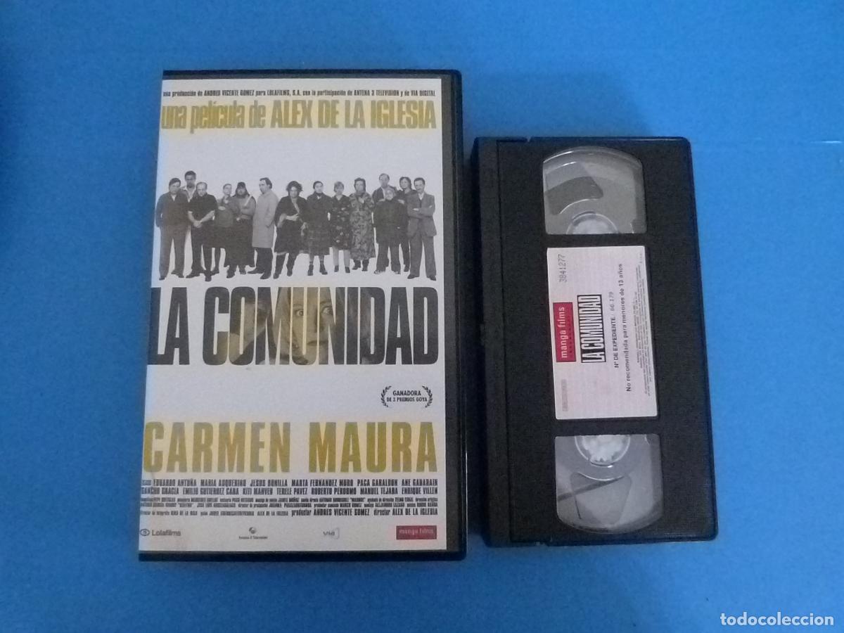Cine: PELICULA VHS LA COMUNIDAD CARMEN MAURA A&Ntilde;O 2000