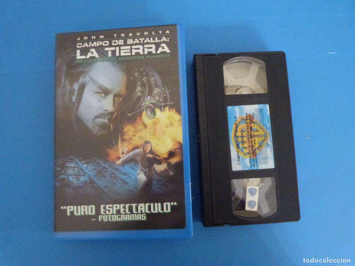 Cine: PELICULA VHS CAMPO DE BATALLA LA TIERRA JOHN TRAVOLTA A&Ntilde;O 2000