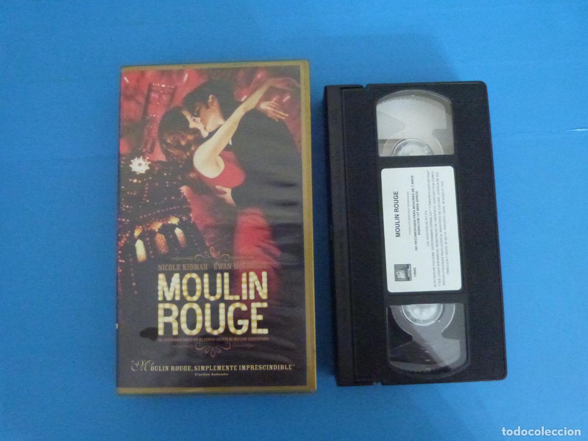 Cine: PELICULA VHS MOULIN ROUGE NICOLE KIDMAN EWAN MCGREGOR A&Ntilde;O 2001