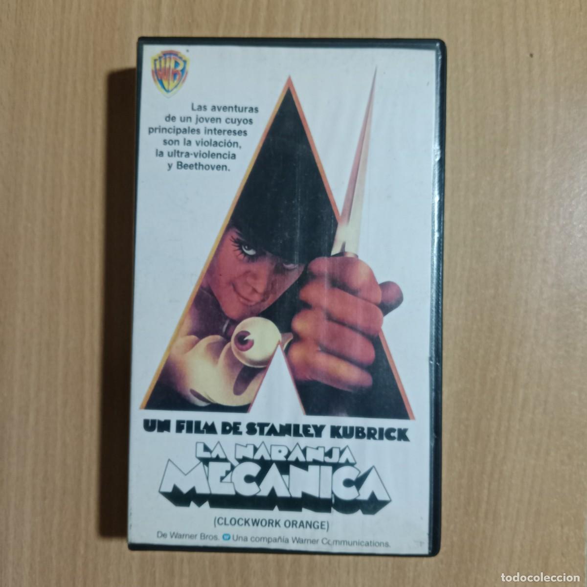 Cine: LA NARANJA MEC&Aacute;NICA ( CLOCKWORK ORANGE ) - VHS - WARNER HOME VIDEO S.A.- A&Ntilde;O 1987.