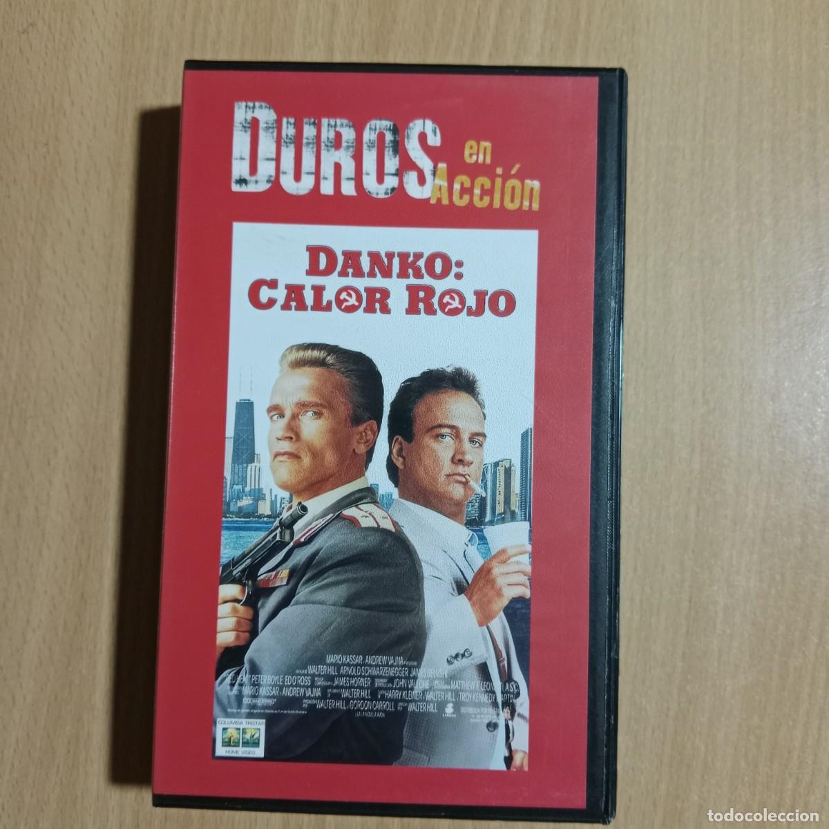 Cine: DANKO : CALOR ROJO - VHS - COLUMBIA TRISTAR HOME VIDEO - A&Ntilde;O 1988.