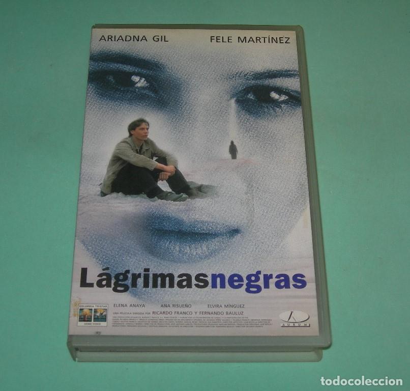 Cine: PEL&Iacute;CULA VHS L&Aacute;GRIMAS NEGRAS - ARIADNA GIL - FELE MART&Iacute;NEZ -