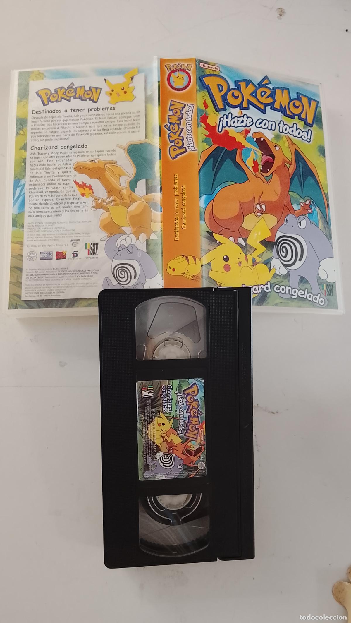 Cin&eacute;ma: VHS NINTENDO POKEMON DETINADOS A TENER PROBLEMAS Y CHARIZARD CONGELADO