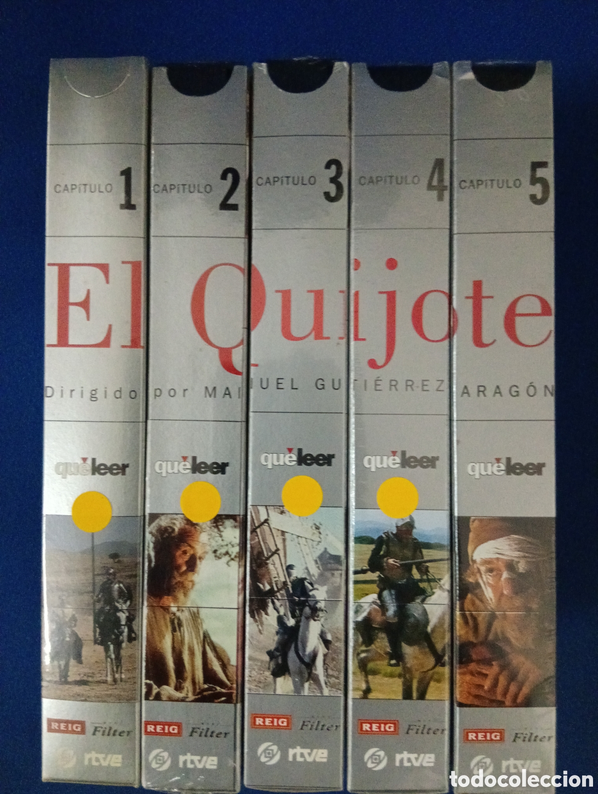 Cine: El quijote. Pel&iacute;cula. Dirigida por Manuel Guti&eacute;rez Arag&oacute;n. 6 Capitulos. Serie RTV