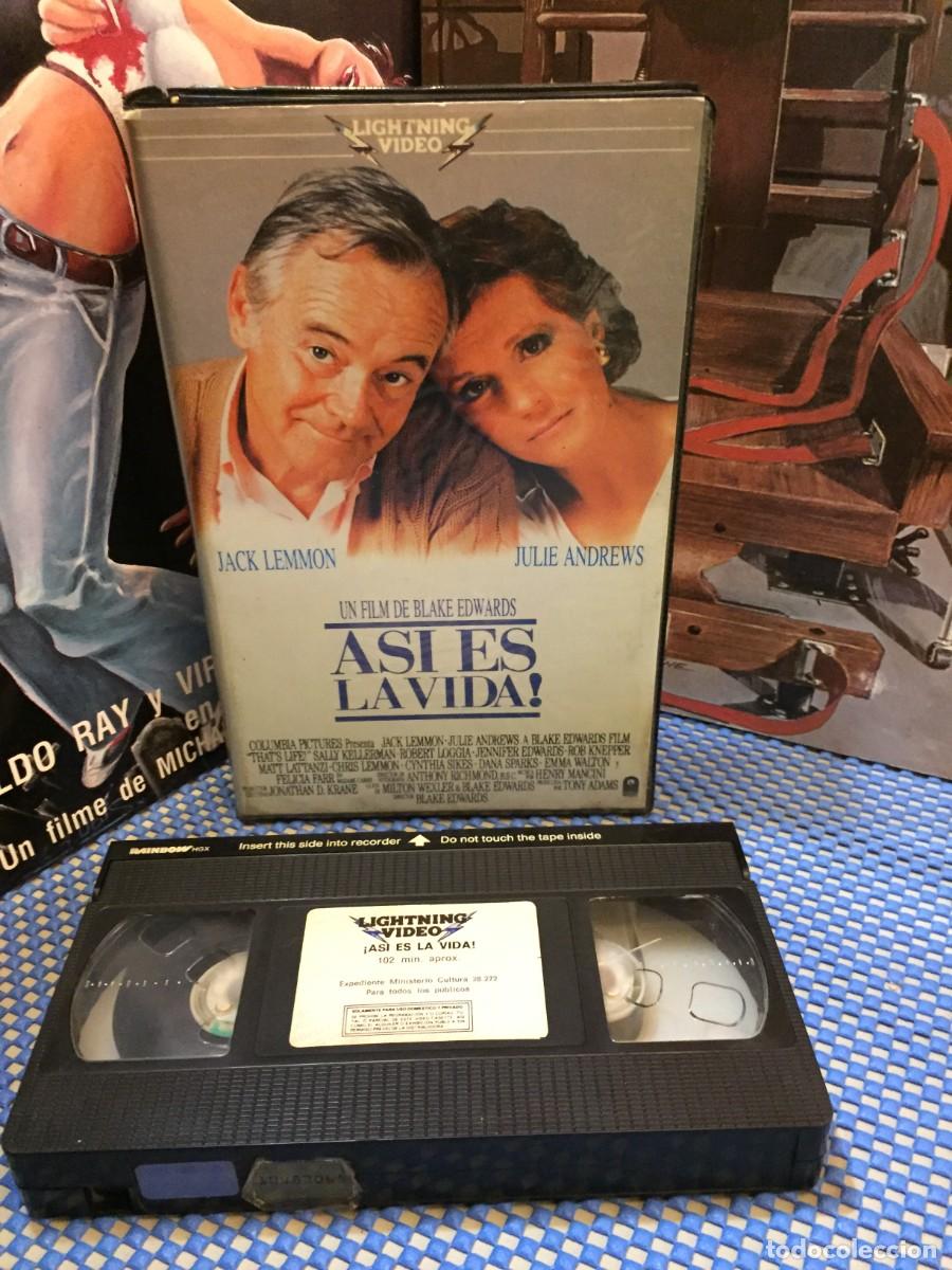 Cine: Vhs Asi es la vida - Jack Lemmon, Julie Andrews