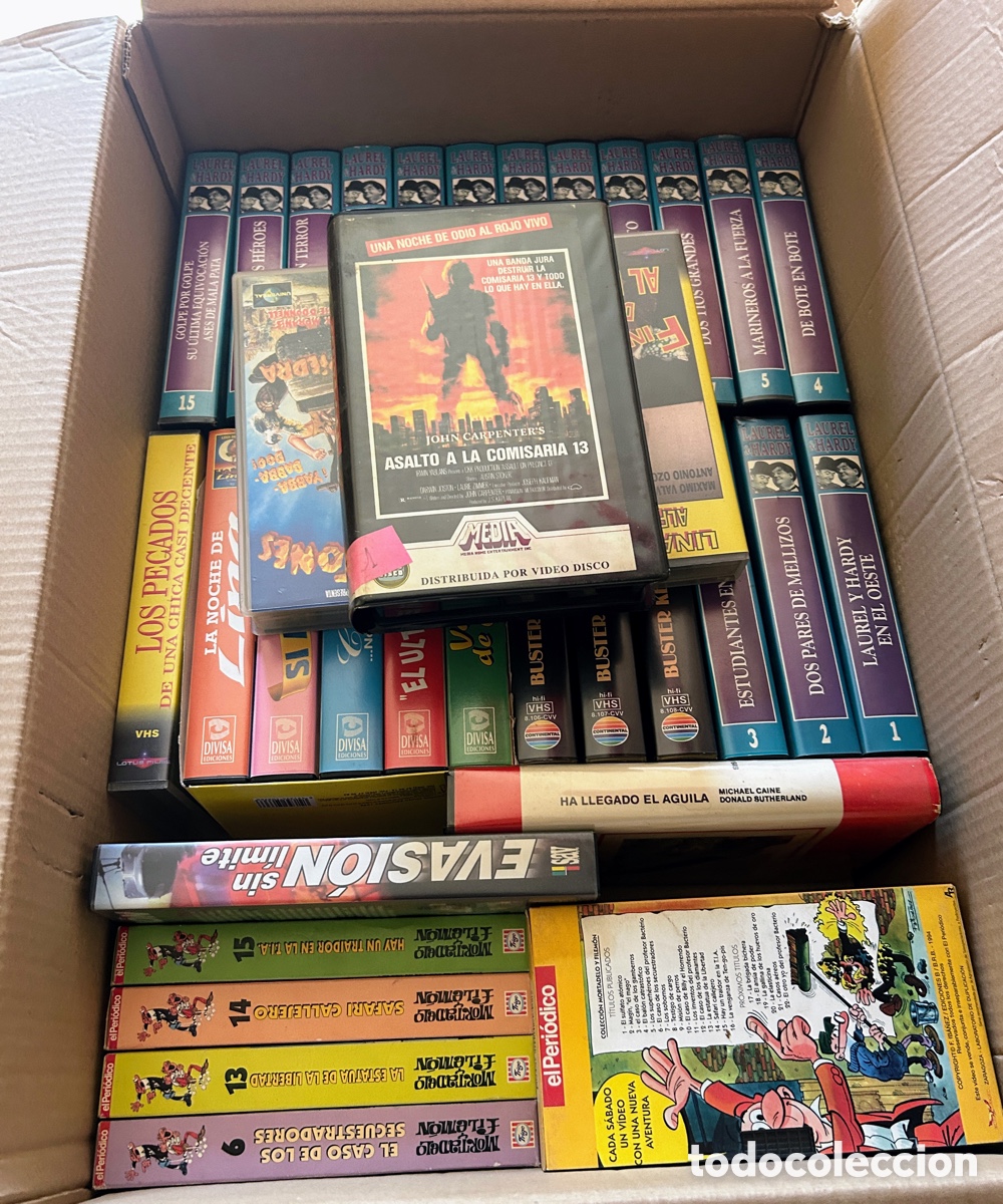 Cine: Lote de pel&iacute;culas VHS