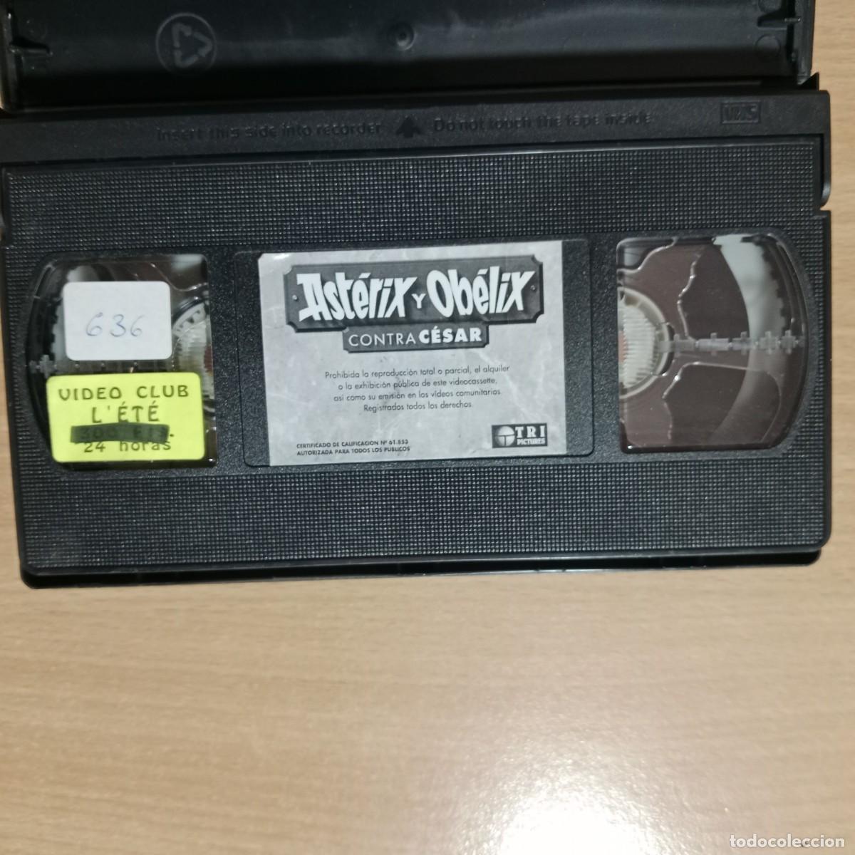 Cine: VIDEO CLUB L'&Eacute;T&Eacute; 24 HORAS TAVERNES BLANQUES (VAL&Egrave;NCIA) - AST&Eacute;RIX Y OB&Eacute;LIX CONTRA C&Eacute;SAR - VHS - 2000