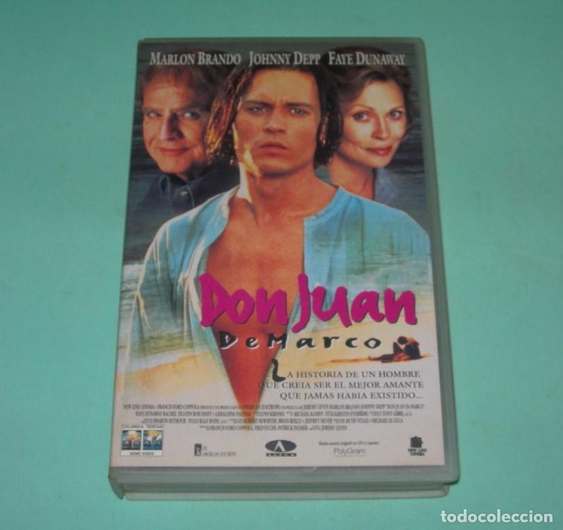 Cine: PEL&Iacute;CULA VHS DON JUAN DE MARCO - JOHNNY DEPP - MARLON BRANDO -