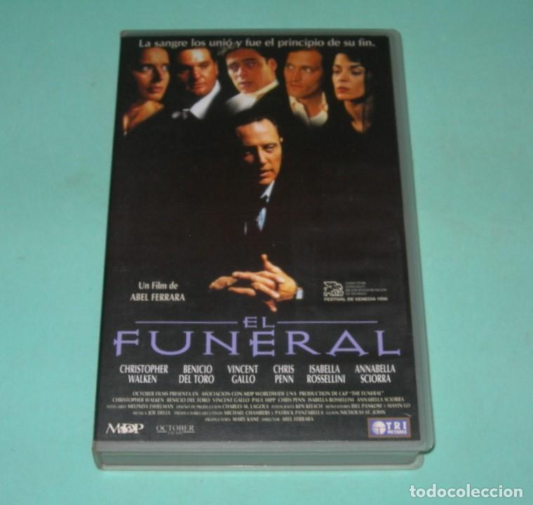 Cine: PEL&Iacute;CULA VHS EL FUNERAL - CHRISTOPHER WALKEN - ANNABELLA SCIORRA -