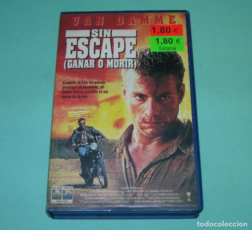 Cine: PEL&Iacute;CULA VHS SIN ESCAPE - GANAR O MORIR - JEAN CLAUDE VAN DAMME -