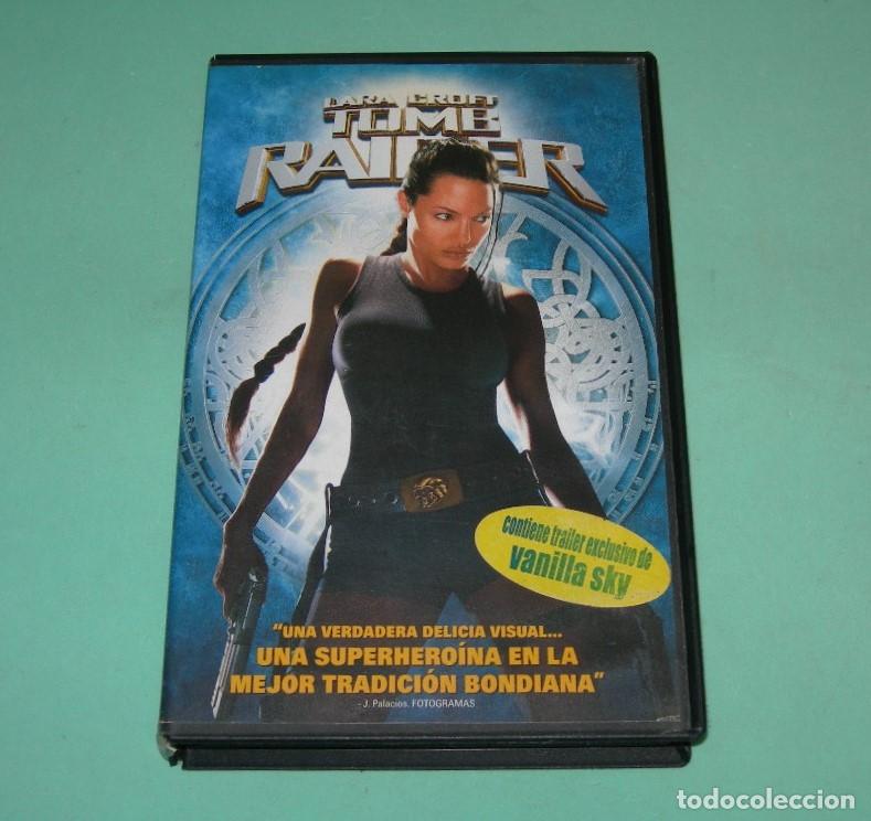 Cine: PEL&Iacute;CULA VHS LARA CROFT TOMB RAIDER - ANGELINA JOLIE -