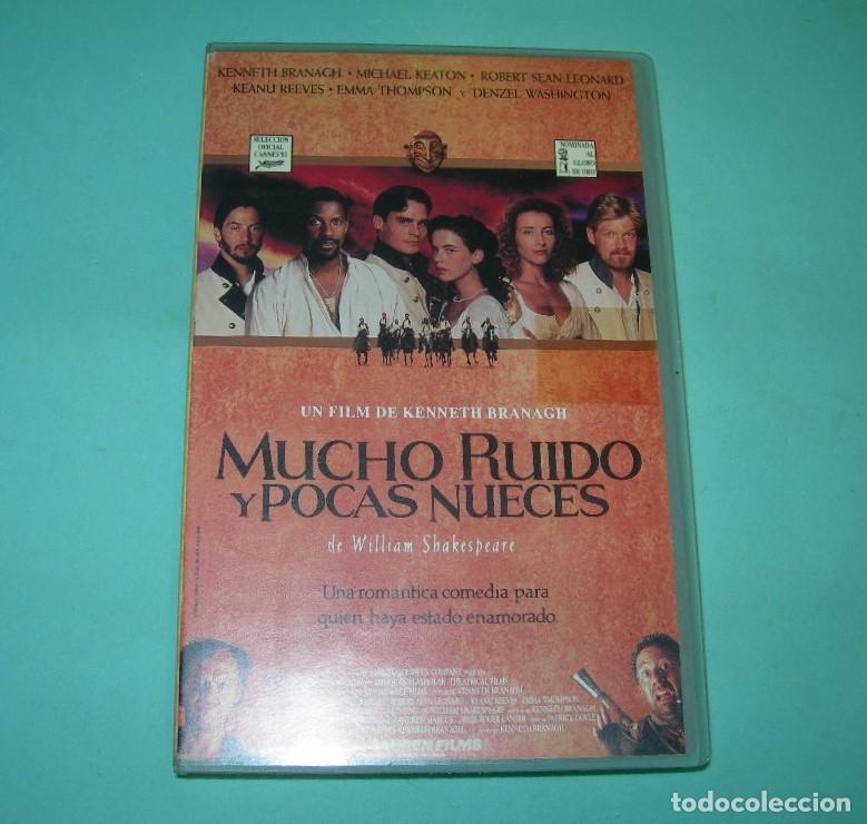 Cine: PEL&Iacute;CULA VHS MUCHO RUIDO Y POCAS NUECES - KENNETH BRANAGH - KEANU REEVES -