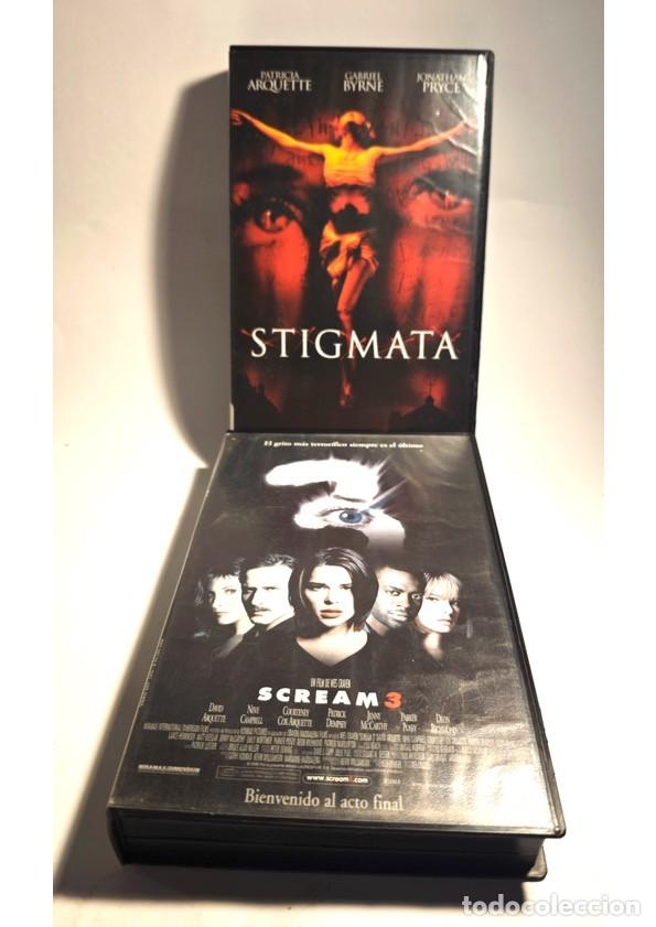 Cine: LOTE 2 VHS TERROR &ndash; SCREAM 3 + STIGMATA &ndash; EDICIONES ESPA&Ntilde;OLAS