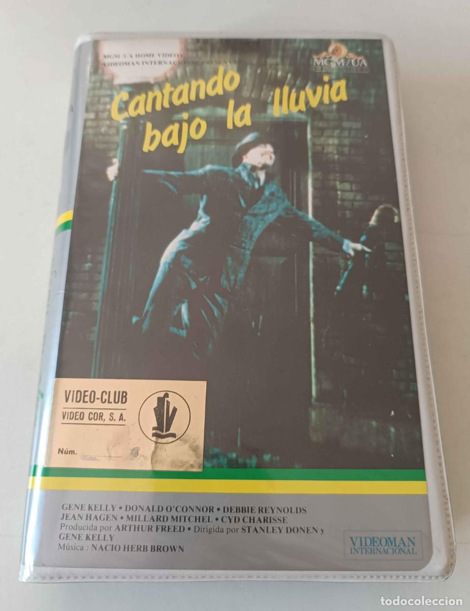 Cine: Pel&iacute;cula CANTANDO BAJO LA LLUVIA VHS Video Club 1&ordf; edici&oacute;n Copia alquiler Gene Kelly Musical