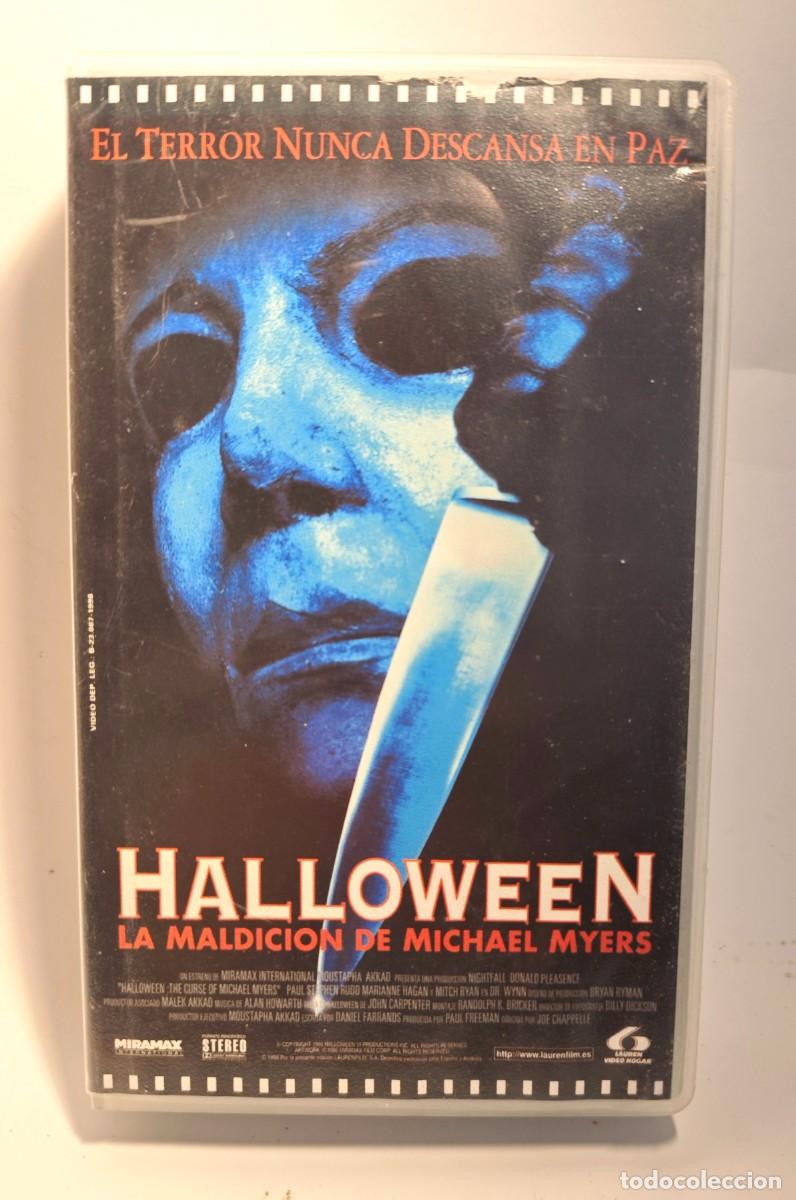 Cine: HALLOWEEN: LA MALDICI&Oacute;N DE MICHAEL MYERS &ndash; VHS LAUREN FILMS &ndash; MIRAMAX &ndash; 1997 &ndash; RARA