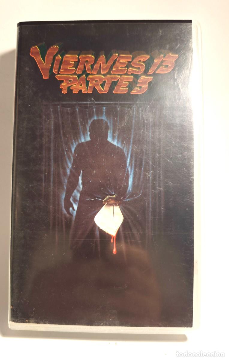 Cine: VIERNES 13 PARTE 3 &ndash; VHS PARAMOUNT ESPA&Ntilde;A &ndash; JASON VOORHEES &ndash; TERROR SLASHER COLECCIONISTA