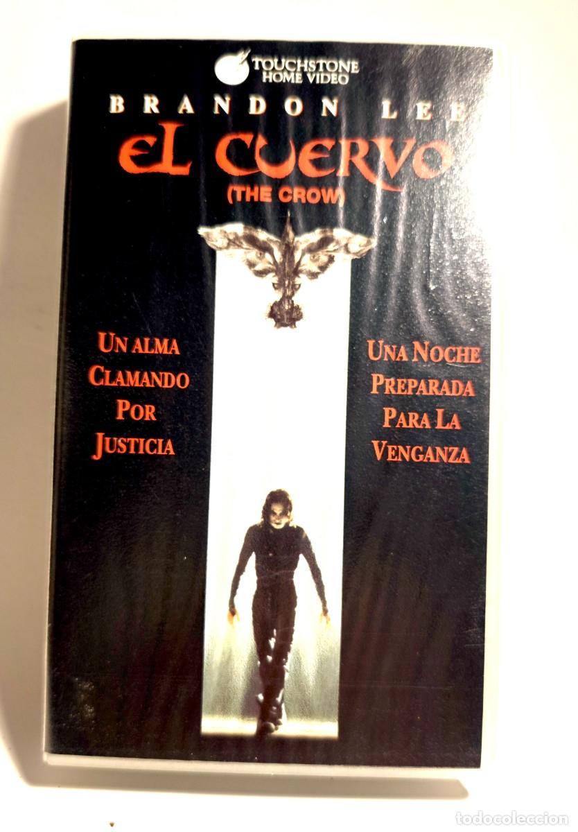 Cine: EL CUERVO (THE CROW) &ndash; VHS TOUCHSTONE HOME VIDEO &ndash; BRANDON LEE &ndash; EDICI&Oacute;N ESPA&Ntilde;OLA 1995