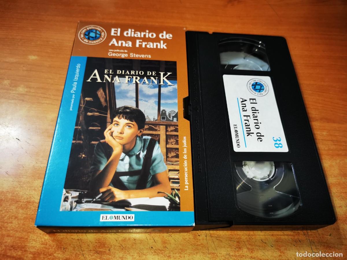 Cine: EL DIARIO DE ANA FRANK VHS EL MUNDO N&ordm; 38 2000 GEORGE STEVENS MILLIE PERKINS JOSEP SCHILDKRAUT