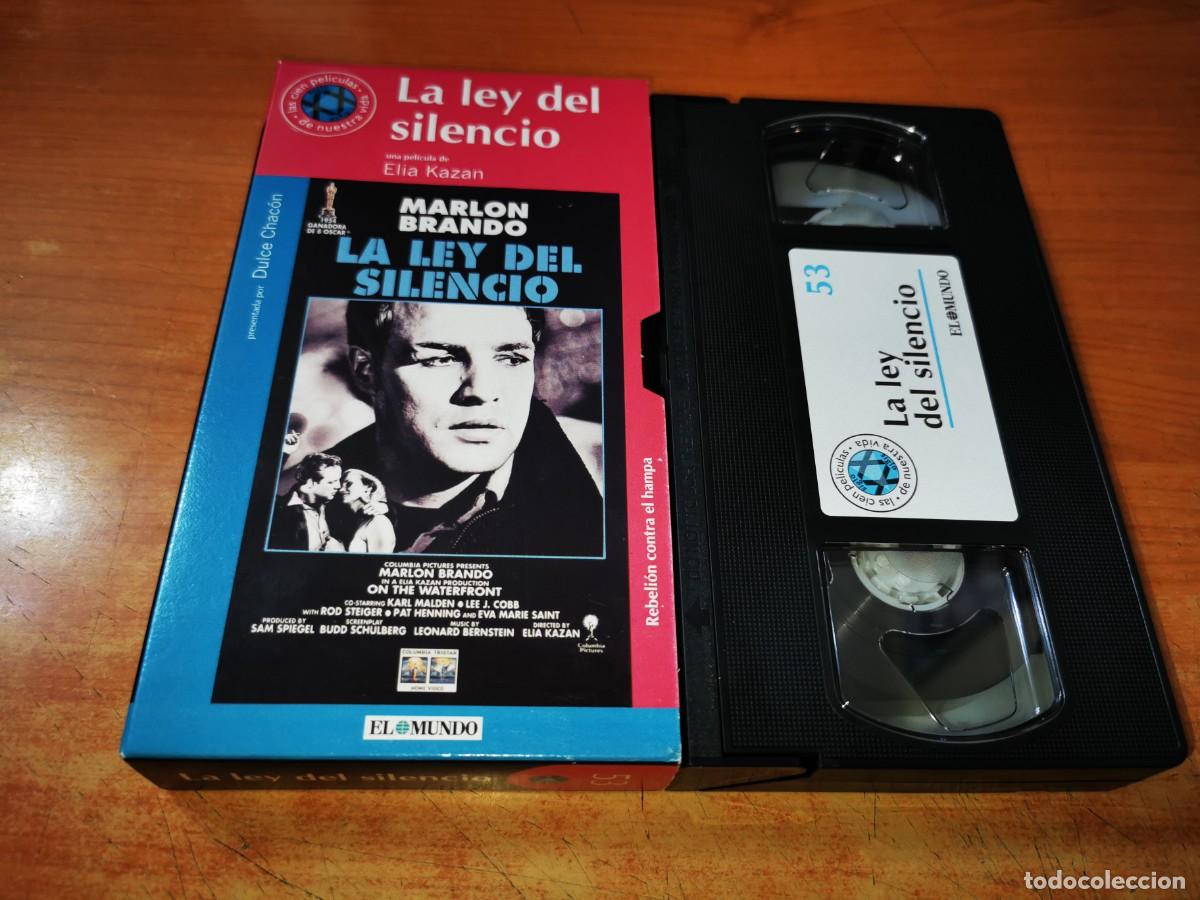 Cine: LA LEY DEL SILENCIO VHS EL MUNDO N&ordm; 53 2000 ELIA KAZAN MARLON BRANDO KARL MALDEN LEE J. COBB