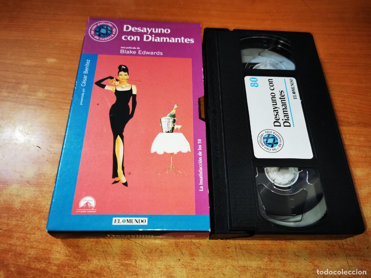 Cine: DESAYUNO CON DIAMANTES VHS EL MUNDO N&ordm; 80 2000 BLAKE EDWARDS AUDREY HEPBURN GEORGE PEPPARD