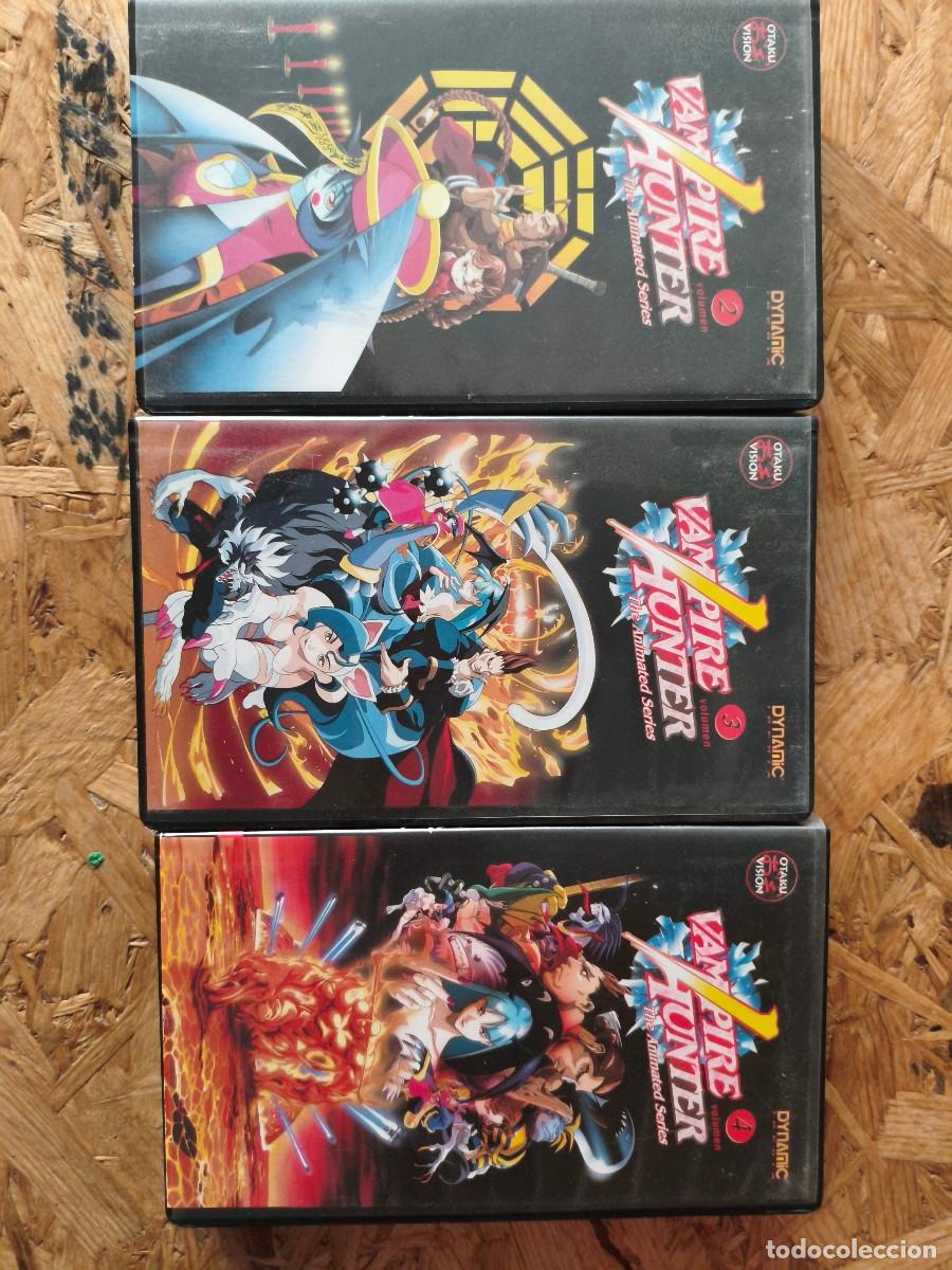 Cine: Lote 3 VHS Vampire Hunter Darkstalkers Anime Dynamic Iberia (Vol&uacute;menes 2, 3 y 4)