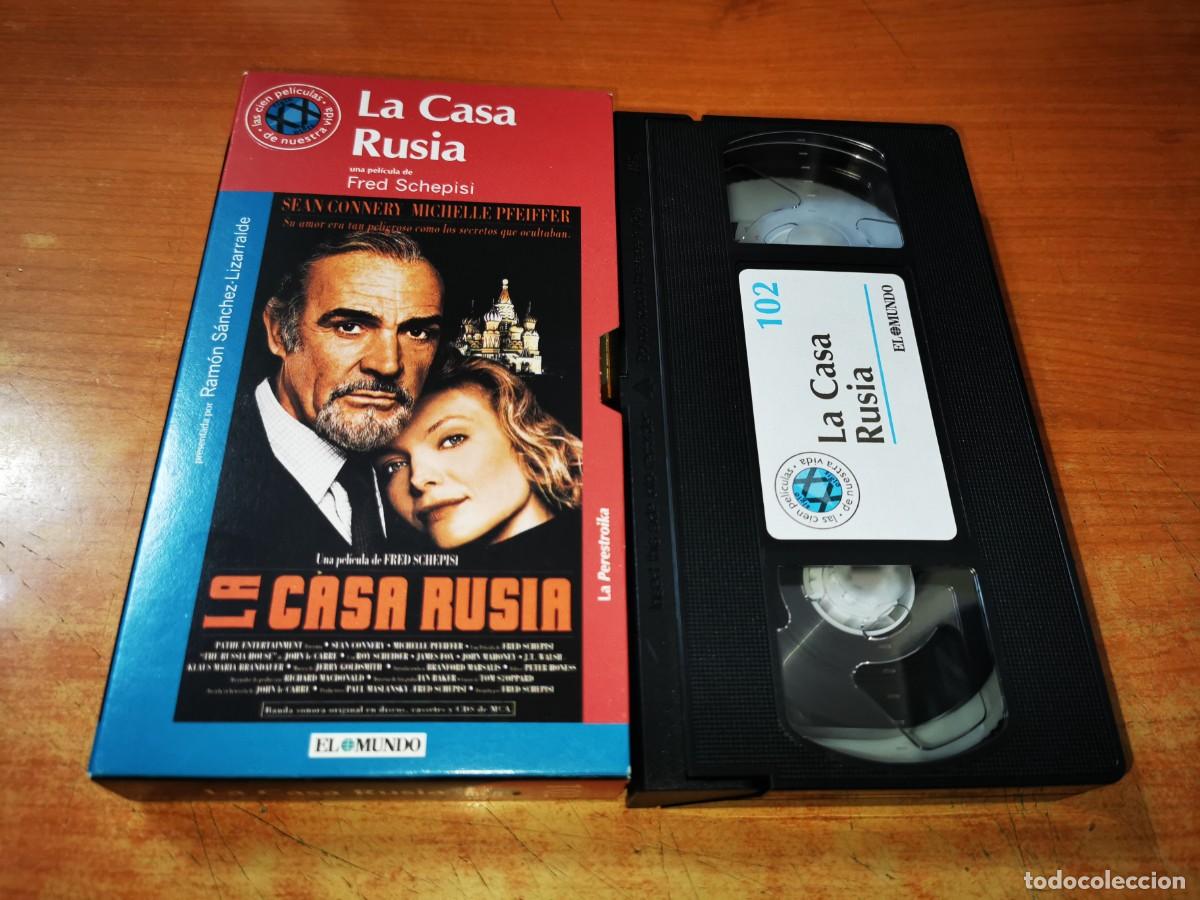 Cine: LA CASA RUSIA VHS EL MUNDO N&ordm; 102 2000 FRED SCHEPISI SEAN CONNERY MICHELLE PFEIFFER