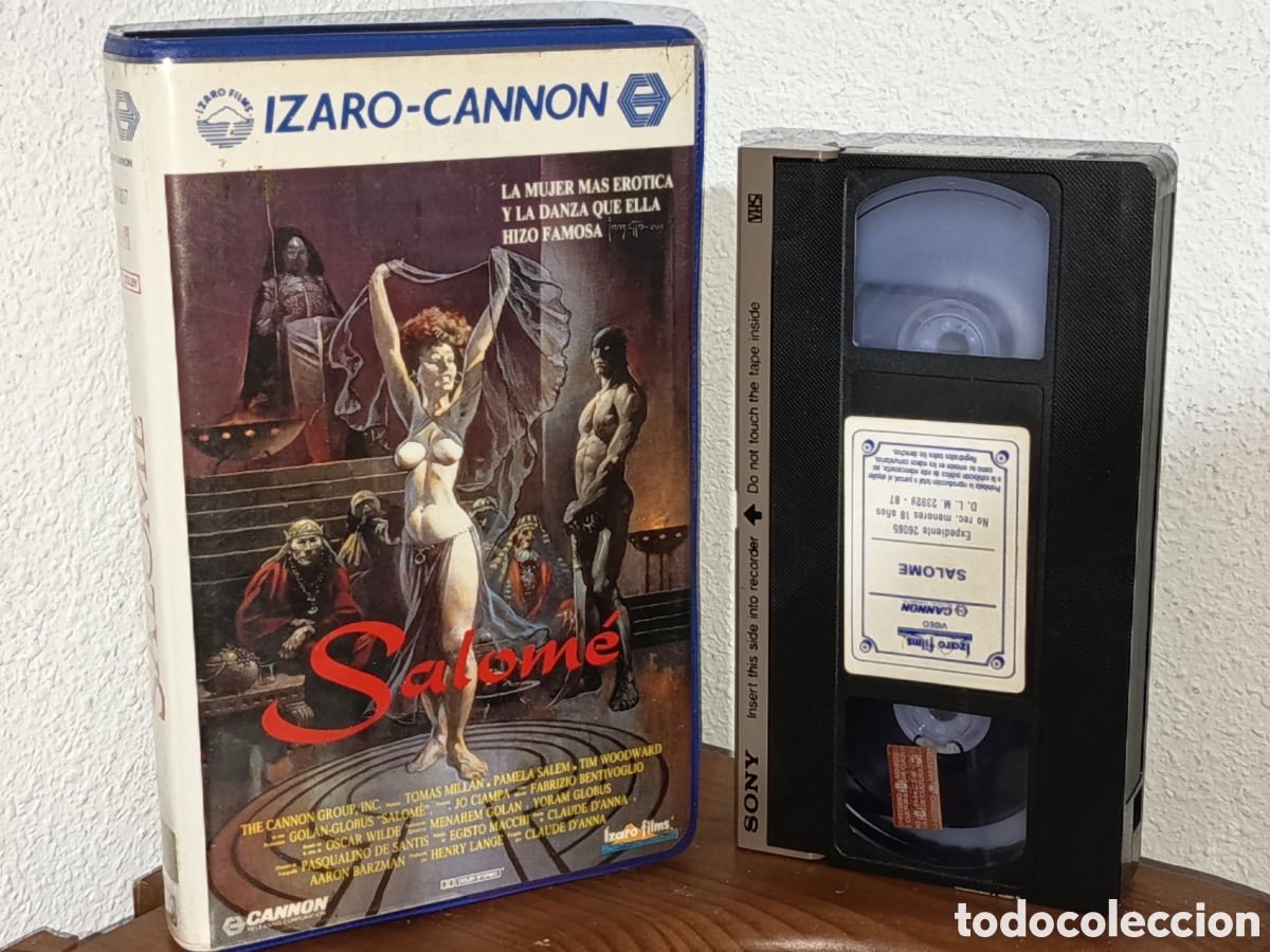 Cine: Salom&eacute;. Tomas millan, Pamela Salem. Pel&iacute;cula en v&iacute;deo VHS