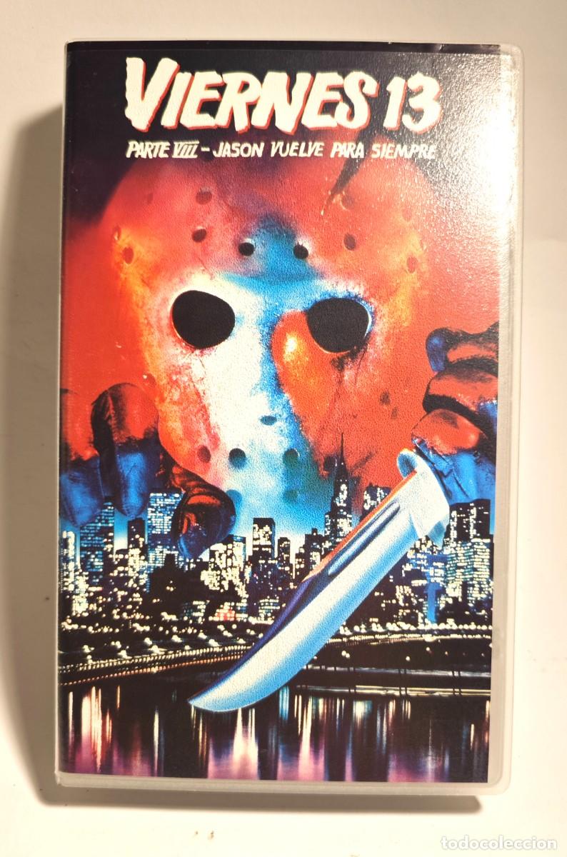 Cine: VIERNES 13 PARTE VIII &ndash; JASON VUELVE PARA SIEMPRE &ndash; VHS PARAMOUNT ESPA&Ntilde;A &ndash; JASON