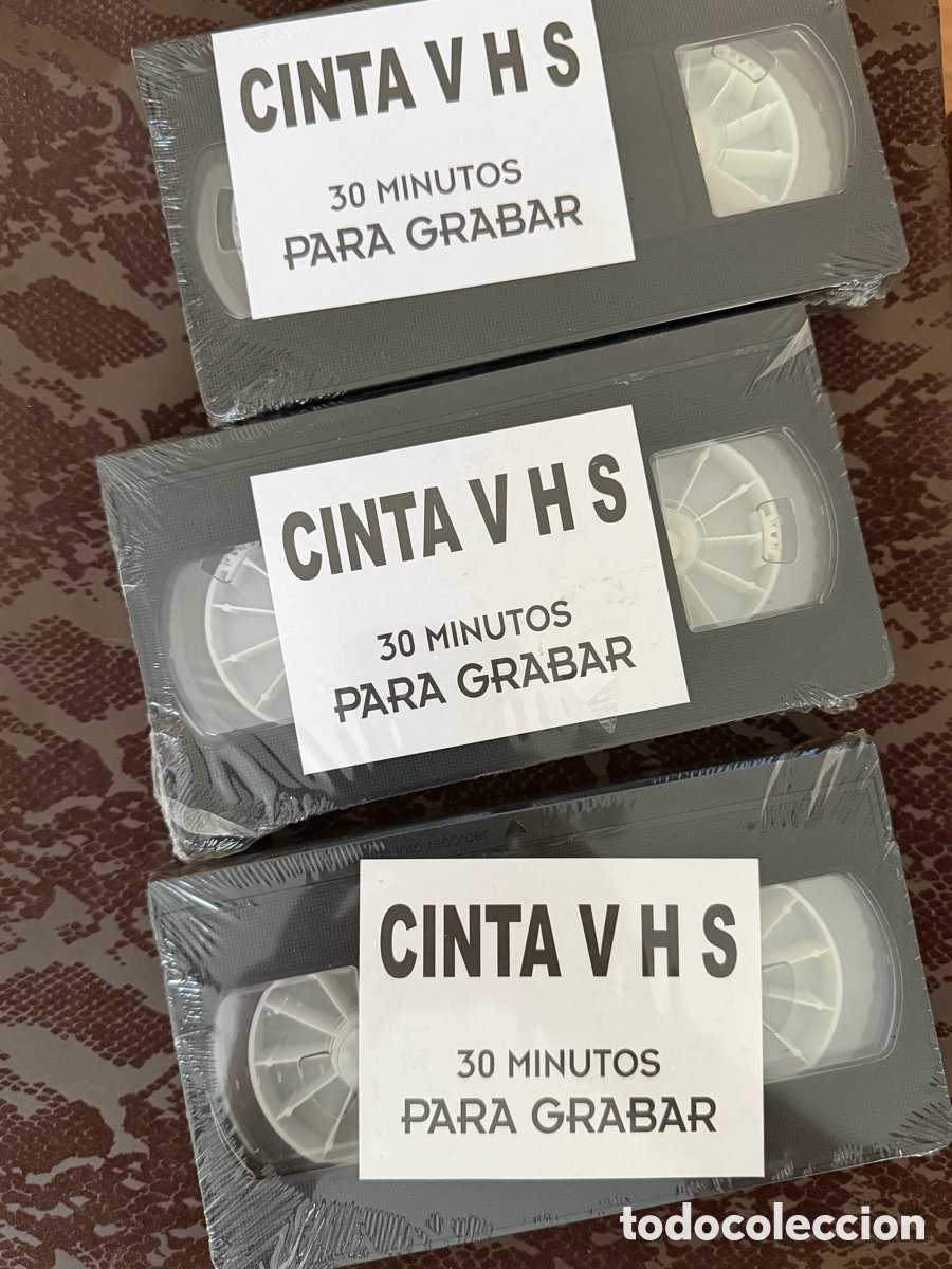 Cine: Lote 3 cintas VHS 30 minutos