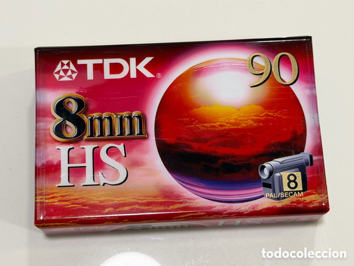 Cine: Cinta de v&iacute;deo 8mm TDK HS90 precintadas