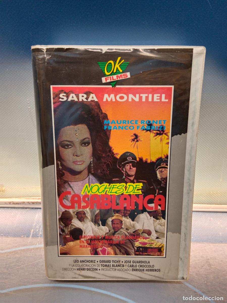 Cine: cinta VHS, NOCHES DE CASABLANCA - SARA MONTIEL, ok films