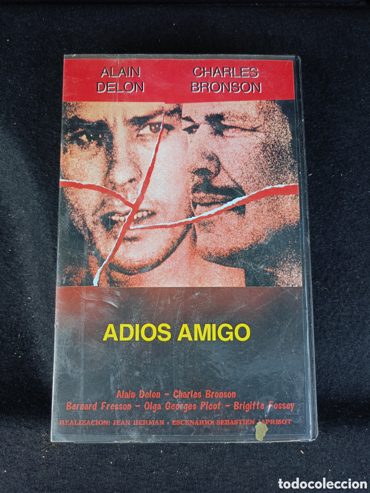 Cinema: ADIOS AMIGO (Alain Delon, Charles Bronson, Olga Georges-Picot) * FILM VHS CINE ACCI&Oacute;N / THRILLER