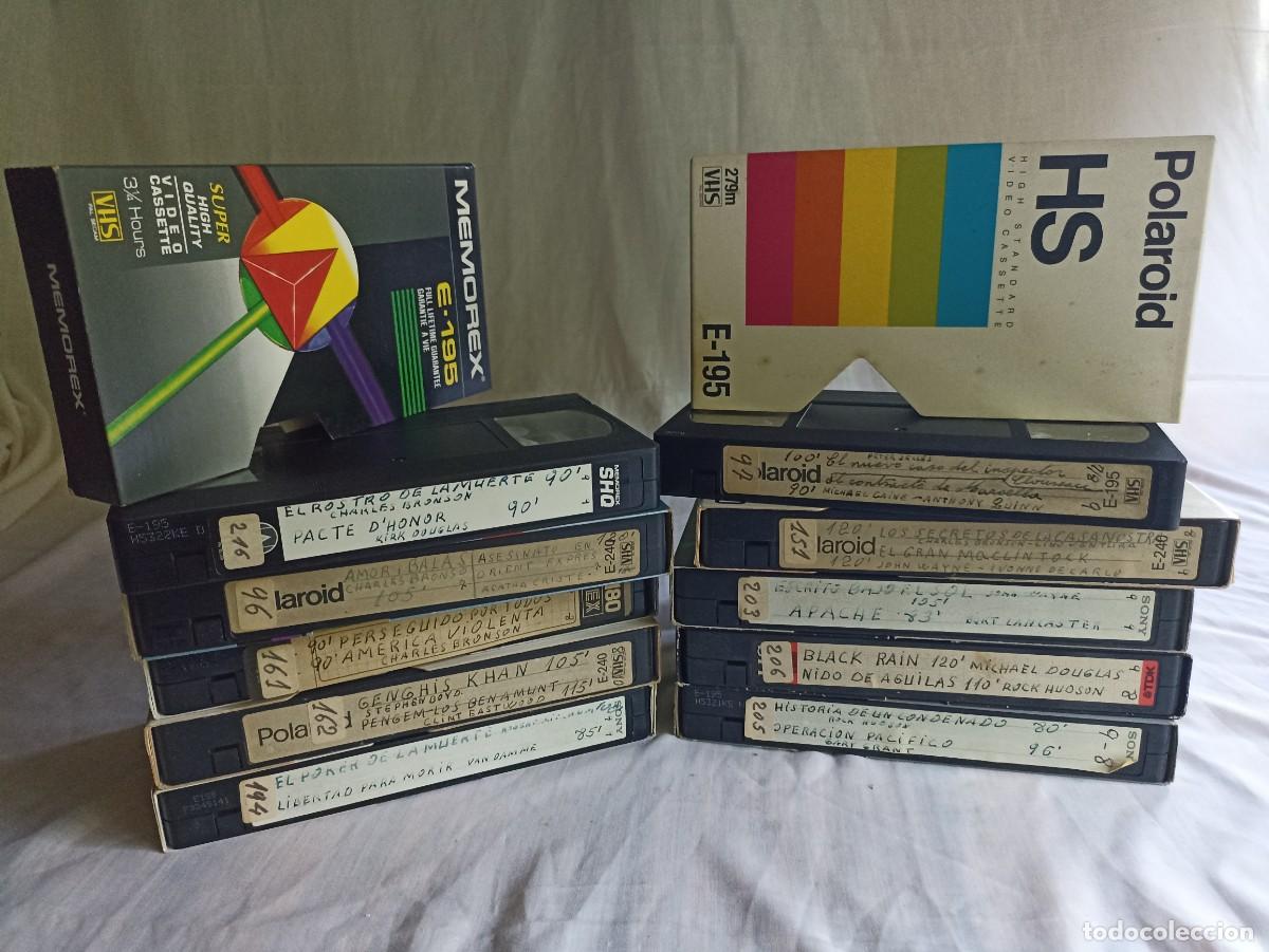 Cinema: Lote 10 cintas en vhs