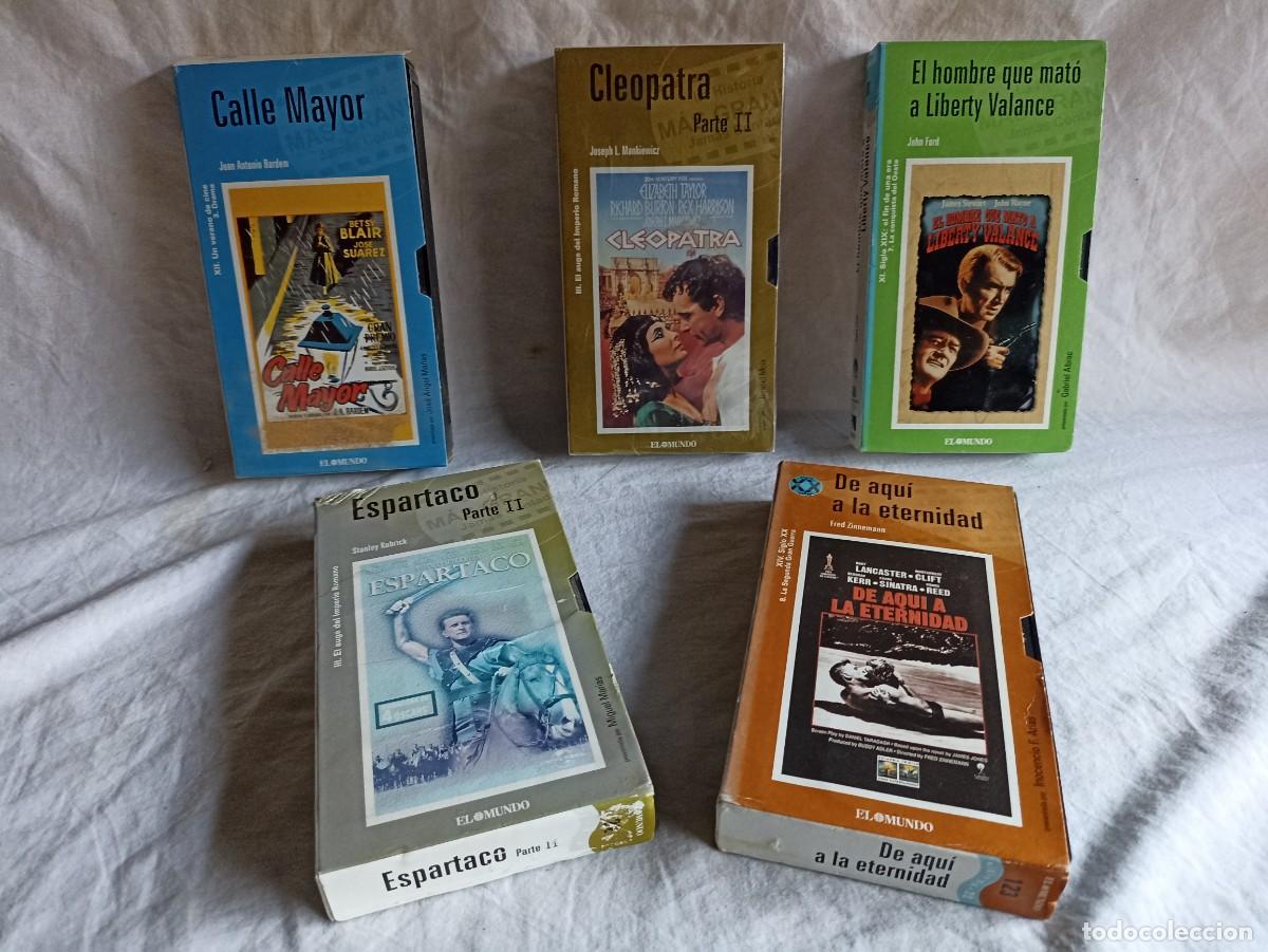 Kino: Lote 5 pel&iacute;culas VHS en espa&ntilde;ol (LOTE 174)