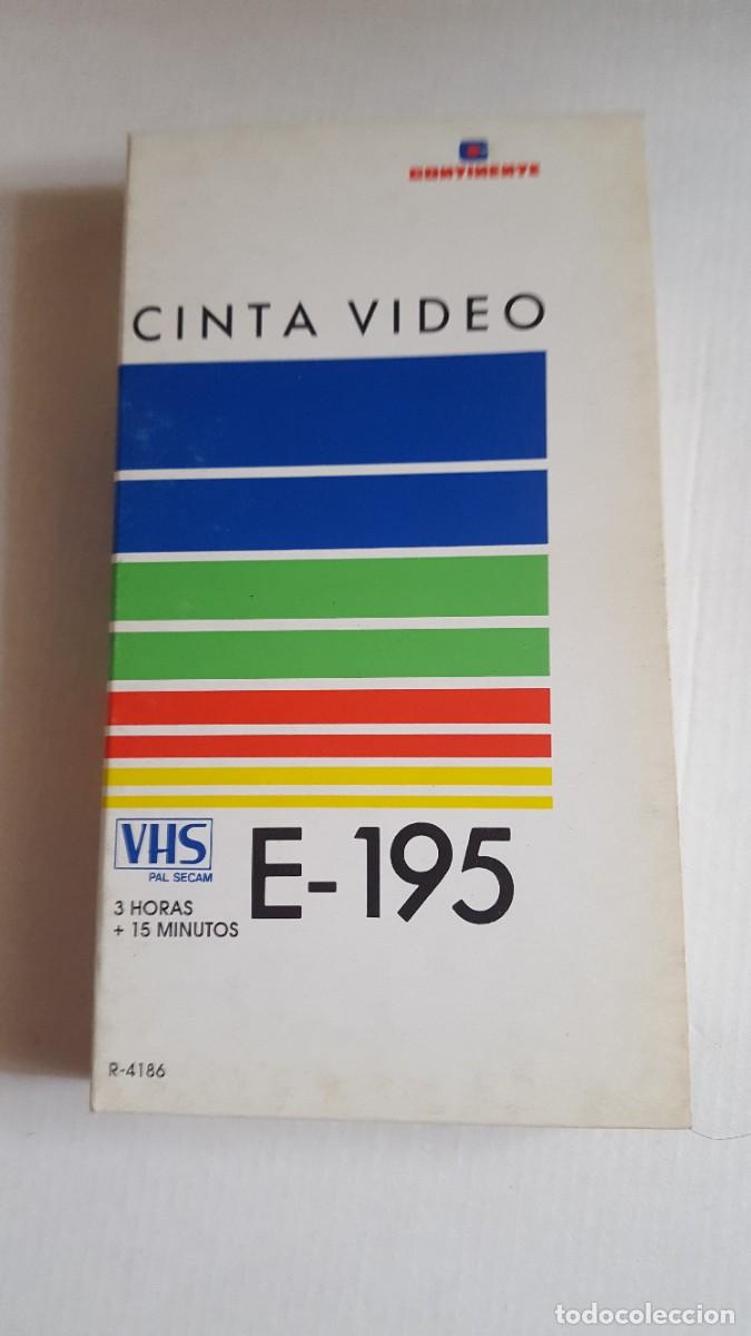 Kino: Video cassette/Cinta de v&iacute;deo VHS para grabar, E 195, marca Continente.