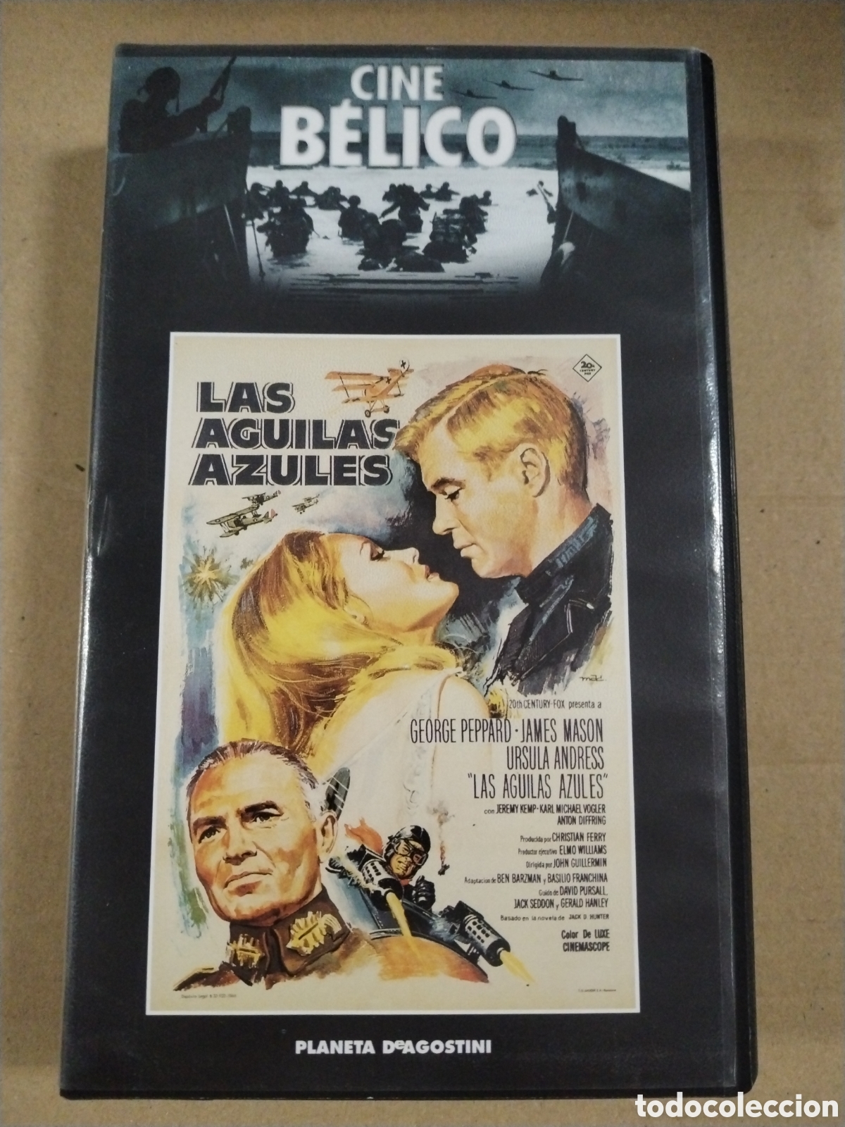 Cine: Cine B&eacute;lico 31. Las Aguilas azules. VHS.