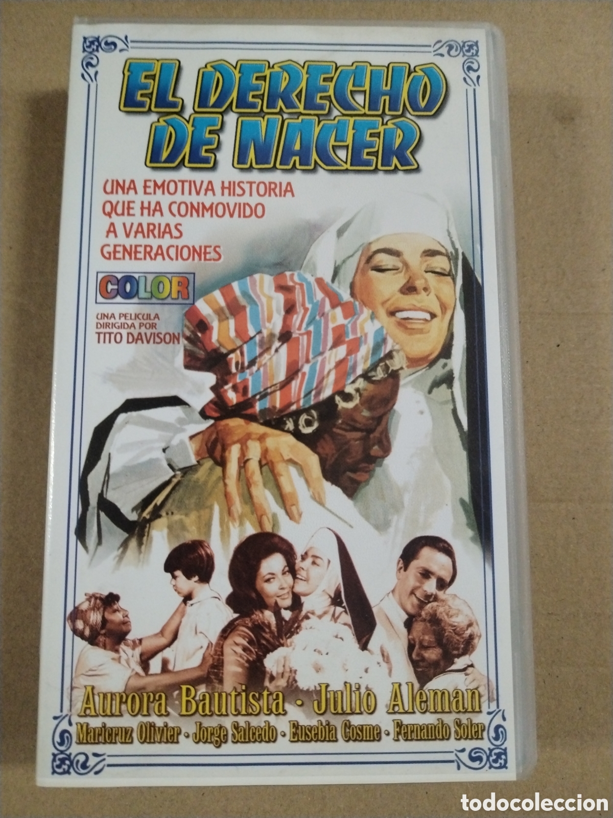 Kino: EL DERECHO DE NACER. AURORA BAUTISTA. VHS