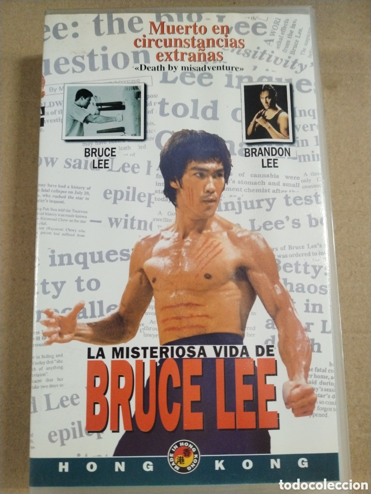 Cine: La misteriosa vida de Bruce Lee. VHS