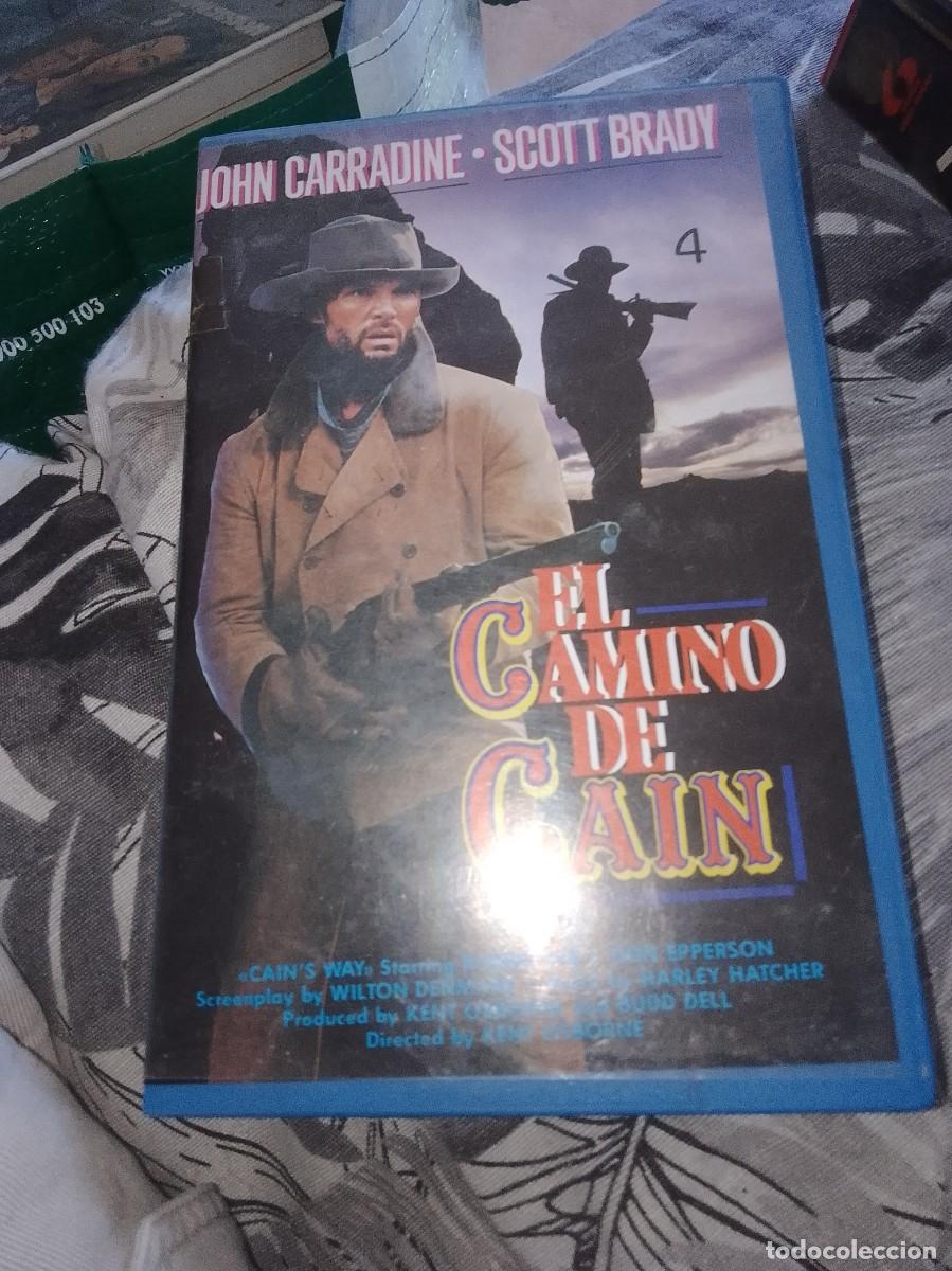 Cine: El camino de cain vhs caja grande rrareza